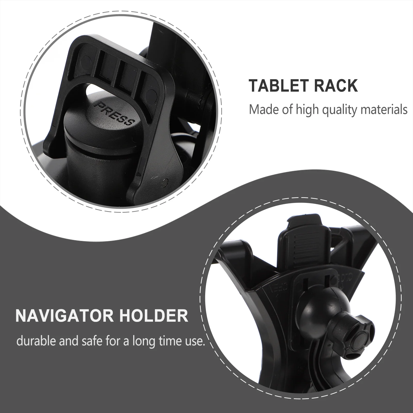 1Pcs Tablet Pc Bracket Durable Multi-Function Navigator Holder 360 Rotating Vehicle-Mounted Rack Tablet Pc Bracket
1Pcs Tablet Pc Bracket Durable Multi-Function Navigator Holder 360 Rotating Vehicle-Mounted Rack Tablet Pc Bracket