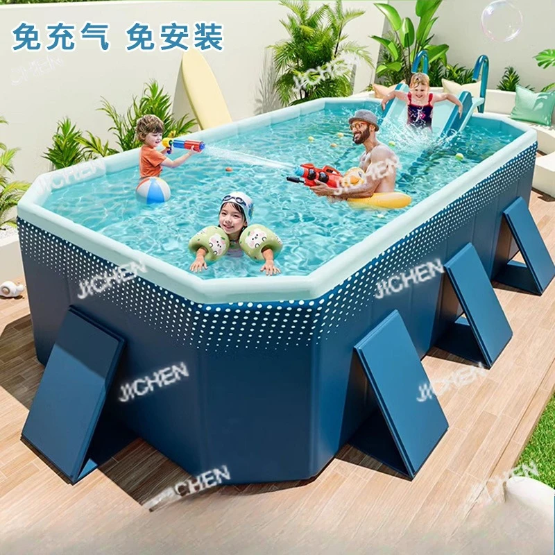 Swimming pool Thickened wear-resistant inflatable swimming Outdoor non-inflatable foldable paddling pool Household pool
Swimming pool Thickened wear-resistant inflatable swimming Outdoor non-inflatable foldable paddling pool Household pool
