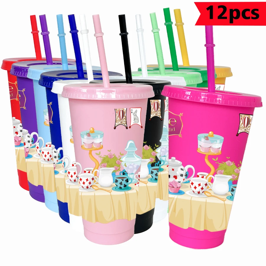 12Pcs/pack disney tea cup dessert 26oz colorful plastic tumbler birthday party drink set juice coffee cup
12Pcs/pack disney tea cup dessert 26oz colorful plastic tumbler birthday party drink set juice coffee cup