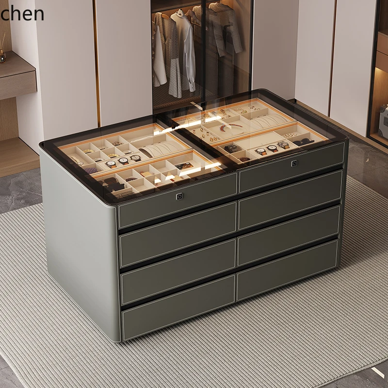 LXC saddle leather cloakroom mid-island cabinet bedroom storage locker floor-to-ceiling jewelry cabinet with fingerprint lock
LXC saddle leather cloakroom mid-island cabinet bedroom storage locker floor-to-ceiling jewelry cabinet with fingerprint lock