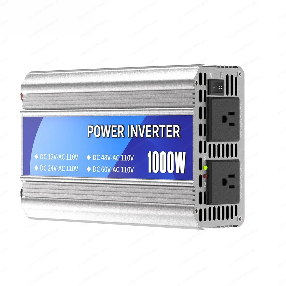 1000W modified sine wave inverter DC12V to AV110V power converter, dual US standard plug-in inverter
1000W modified sine wave inverter DC12V to AV110V power converter, dual US standard plug-in inverter