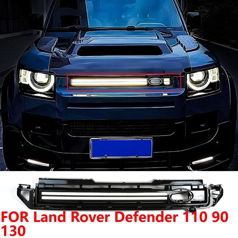 LED Grille Trim Strip for Land Rover Defender 110 90 130, Front Lamp Upgrade 2020-2024
LED Grille Trim Strip for Land Rover Defender 110 90 130, Front Lamp Upgrade 2020-2024