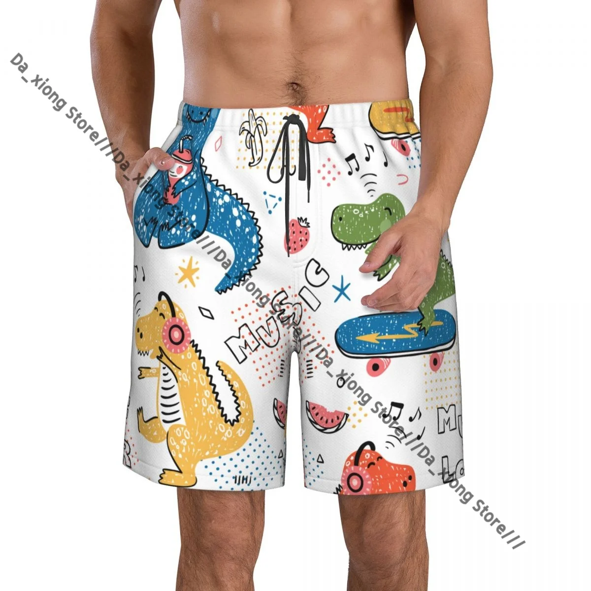 Music Lover Dinosaur Quick Dry Swimming Shorts For Men Swimwear Swimsuit Trunk Bathing Beach Wear
Music Lover Dinosaur Quick Dry Swimming Shorts For Men Swimwear Swimsuit Trunk Bathing Beach Wear