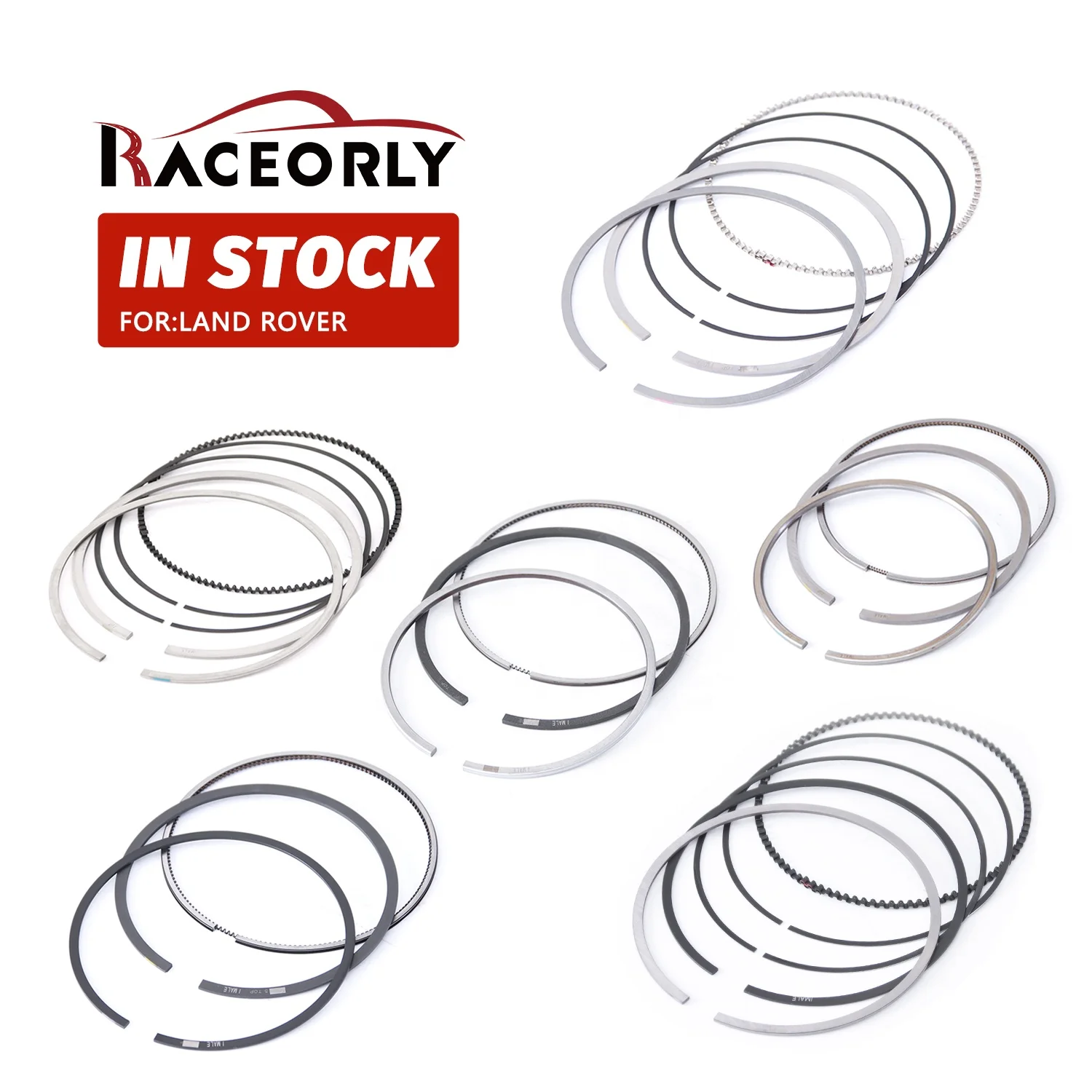 High Quality Piston Brand Spare Parts LR028148 LR029151 LR038168 LR038757 LR041639 LR073830 Piston Ring for Landrover
High Quality Piston Brand Spare Parts LR028148 LR029151 LR038168 LR038757 LR041639 LR073830 Piston Ring for Landrover