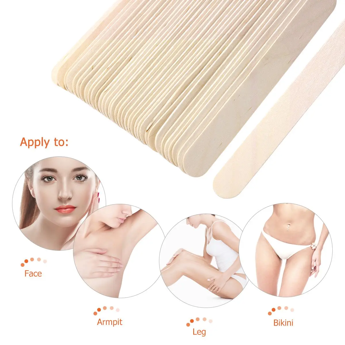 Wax Spatula Applicator Sticks Tongue Depressors Hair Removal Applying Ice Cream
Wax Spatula Applicator Sticks Tongue Depressors Hair Removal Applying Ice Cream