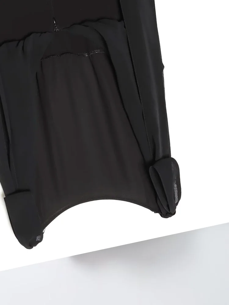 HH 2026 Women Elegant O-Collar Long Sleeves Street Splice Black Jumpsuit Woman Bow Decoration Zipper Resilience Short Jumpsuit
HH 2026 Women Elegant O-Collar Long Sleeves Street Splice Black Jumpsuit Woman Bow Decoration Zipper Resilience Short Jumpsuit