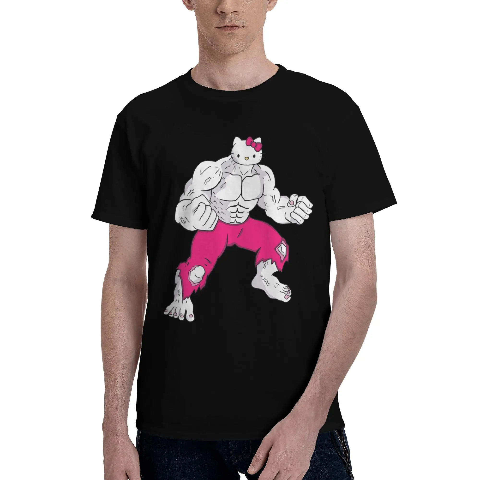 Custom Funny Hello Kitty T Shirt Men Short Sleeved T-shirts Graphic Tee Tops 100% Cotton Regular Fit Tshirts Merch
Custom Funny Hello Kitty T Shirt Men Short Sleeved T-shirts Graphic Tee Tops 100% Cotton Regular Fit Tshirts Merch