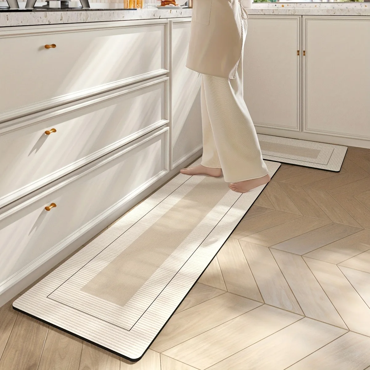 Carpet for Kitchen Anti-slip Oil-proof Floor Mat Pvc Leather Waterproof Foot Mats Long Strip Geometric Style Home Decoration Rug
Carpet for Kitchen Anti-slip Oil-proof Floor Mat Pvc Leather Waterproof Foot Mats Long Strip Geometric Style Home Decoration Rug
