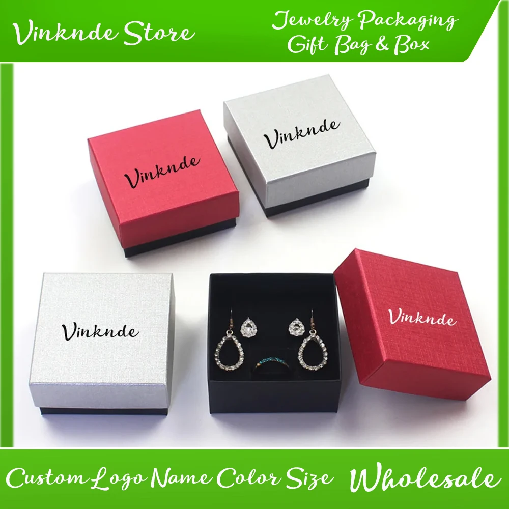 24/30/50/100pcs 5x5x3 Jewelry Gift Box Rigid Packaging for Necklaces Earrings Rings Custom Brand Logo Wedding Favors Case Mini
24/30/50/100pcs 5x5x3 Jewelry Gift Box Rigid Packaging for Necklaces Earrings Rings Custom Brand Logo Wedding Favors Case Mini