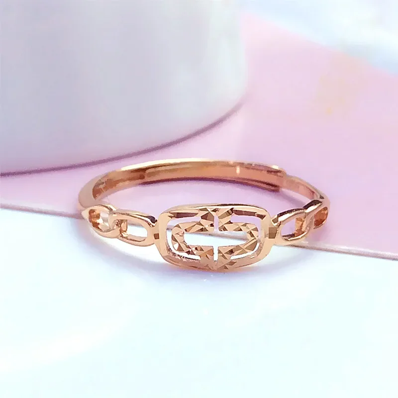 New in Plated 14K Rose Gold 585 Purple Gold Simple Classic Geometric Square rings for women Party Banquet Jewelry Gift
New in Plated 14K Rose Gold 585 Purple Gold Simple Classic Geometric Square rings for women Party Banquet Jewelry Gift