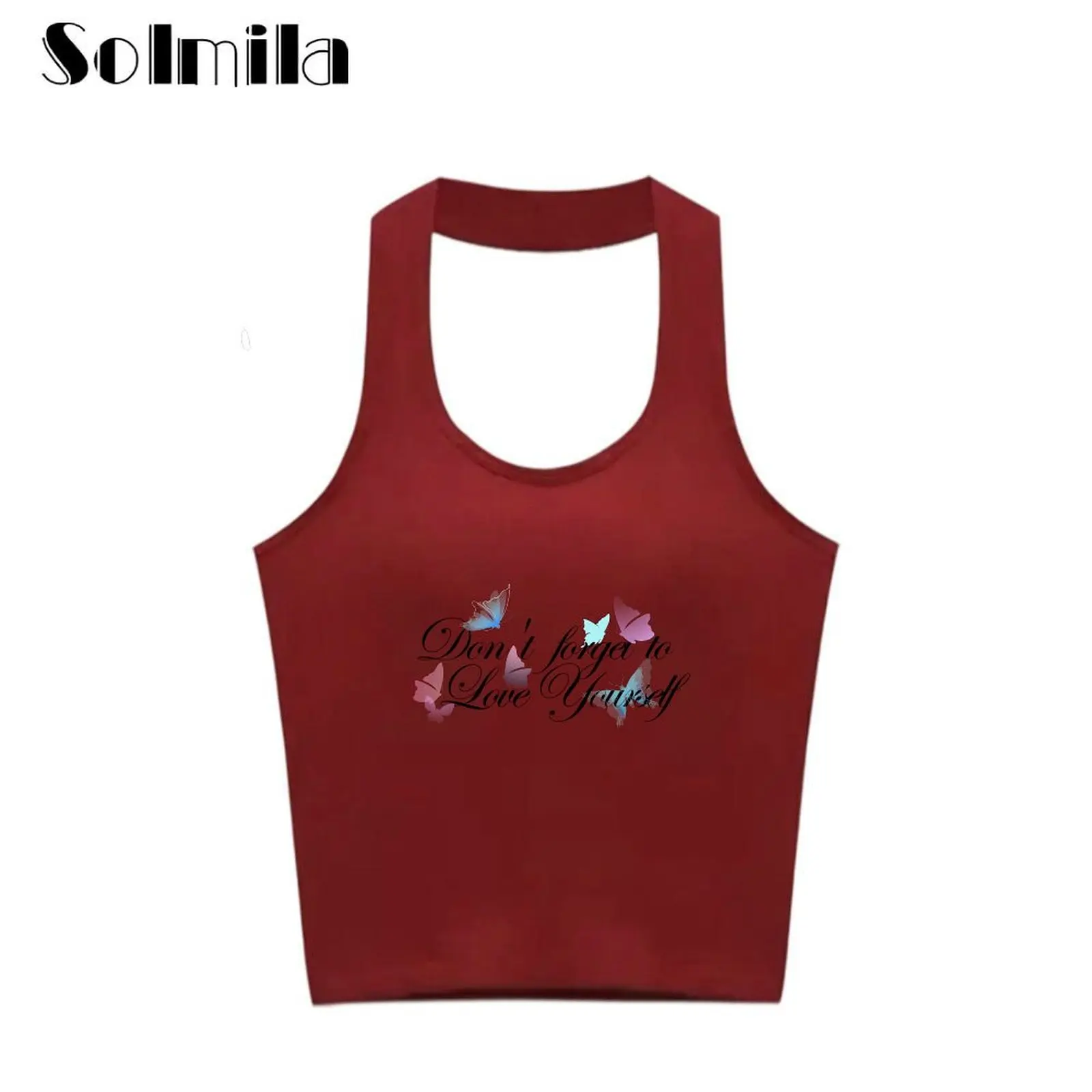 Casual Fashion Tops Claret Halter Tops Holiday Casual Wear Claret Cotton Spandex Fabric Regular Length Clothing
Casual Fashion Tops Claret Halter Tops Holiday Casual Wear Claret Cotton Spandex Fabric Regular Length Clothing