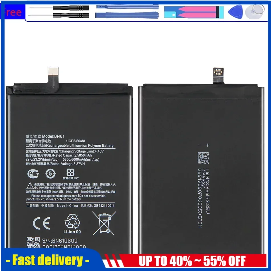 BN51 BN 51 5000mAh Mobile Phone Batteries For Xiaomi Redmi 8 Redmi 8A Redmi8 Redmi8A Rechargeable Portable Cell Phone Battery
BN51 BN 51 5000mAh Mobile Phone Batteries For Xiaomi Redmi 8 Redmi 8A Redmi8 Redmi8A Rechargeable Portable Cell Phone Battery