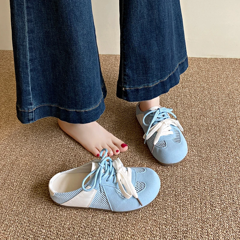 2025 New Women's Sneakers Comfortable Women's Summer Sneakers Sale Shoes Fashion Ladies Shoes Half Dragging Женские Кроссовки
2025 New Women's Sneakers Comfortable Women's Summer Sneakers Sale Shoes Fashion Ladies Shoes Half Dragging Женские Кроссовки