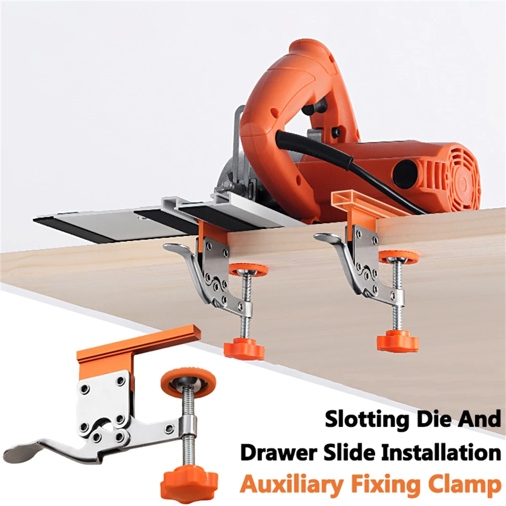 Table Saw Quick Guide Rail Clamps,Slotting Die And Drawer Slide Installation Auxiliary Fixing Clamp Home Furniture Repair Tools
Table Saw Quick Guide Rail Clamps,Slotting Die And Drawer Slide Installation Auxiliary Fixing Clamp Home Furniture Repair Tools
