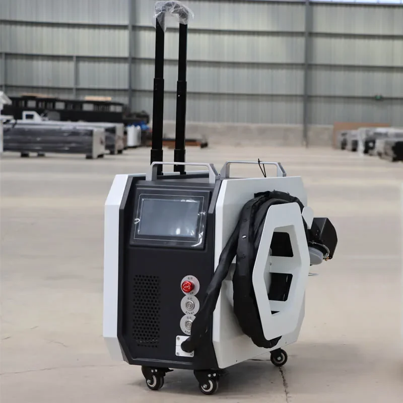 Portable New Pulse Fiber Laser Cleaning Machine for Rust Removal Easy to Operate for Rust Removal on Metal Wood Stainless Steel
Portable New Pulse Fiber Laser Cleaning Machine for Rust Removal Easy to Operate for Rust Removal on Metal Wood Stainless Steel