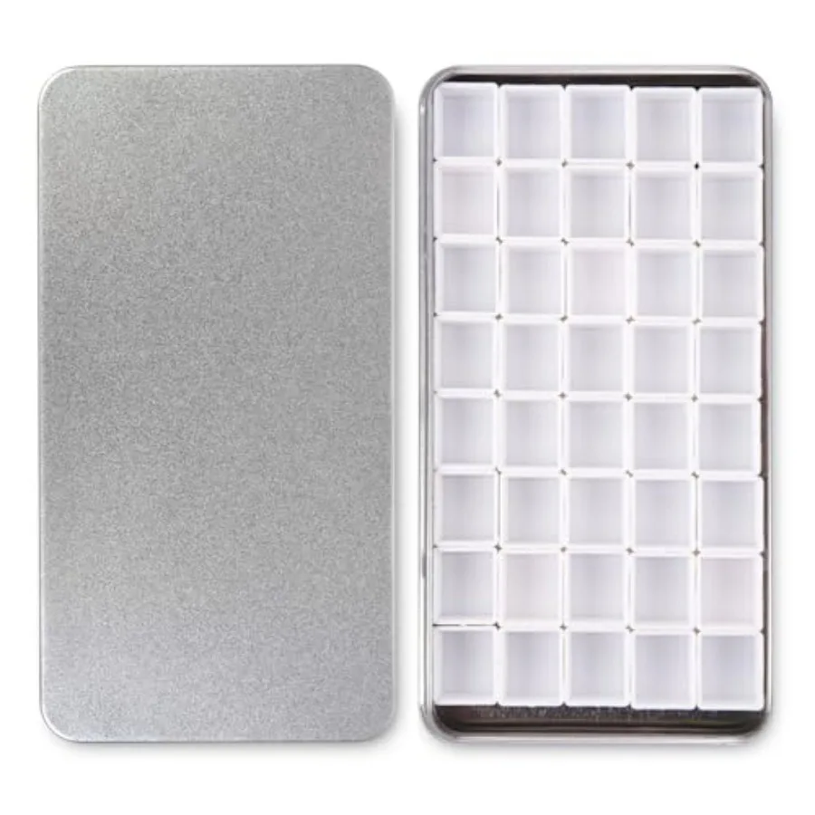 Portable Watercolor Tins Paint Palette with Pcs Empty and Magnetic Squares, Small Travel Metal Paint Box with Acrylics Painting
Portable Watercolor Tins Paint Palette with Pcs Empty and Magnetic Squares, Small Travel Metal Paint Box with Acrylics Painting