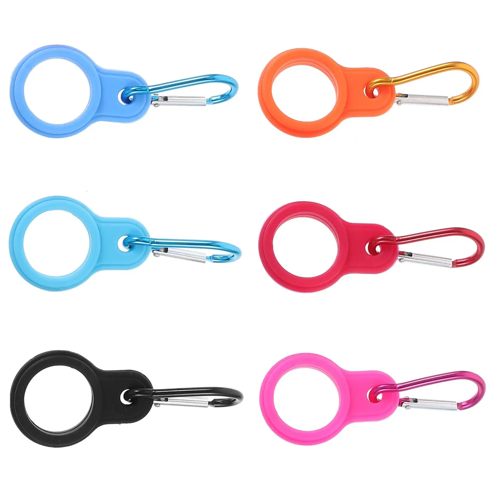 6pcs Water Bottle Buckles Silicone Climbing Carabiner Outdoor Hiking Travel Kettle Holder Clips Backpack Blue Red Pink Orange
6pcs Water Bottle Buckles Silicone Climbing Carabiner Outdoor Hiking Travel Kettle Holder Clips Backpack Blue Red Pink Orange