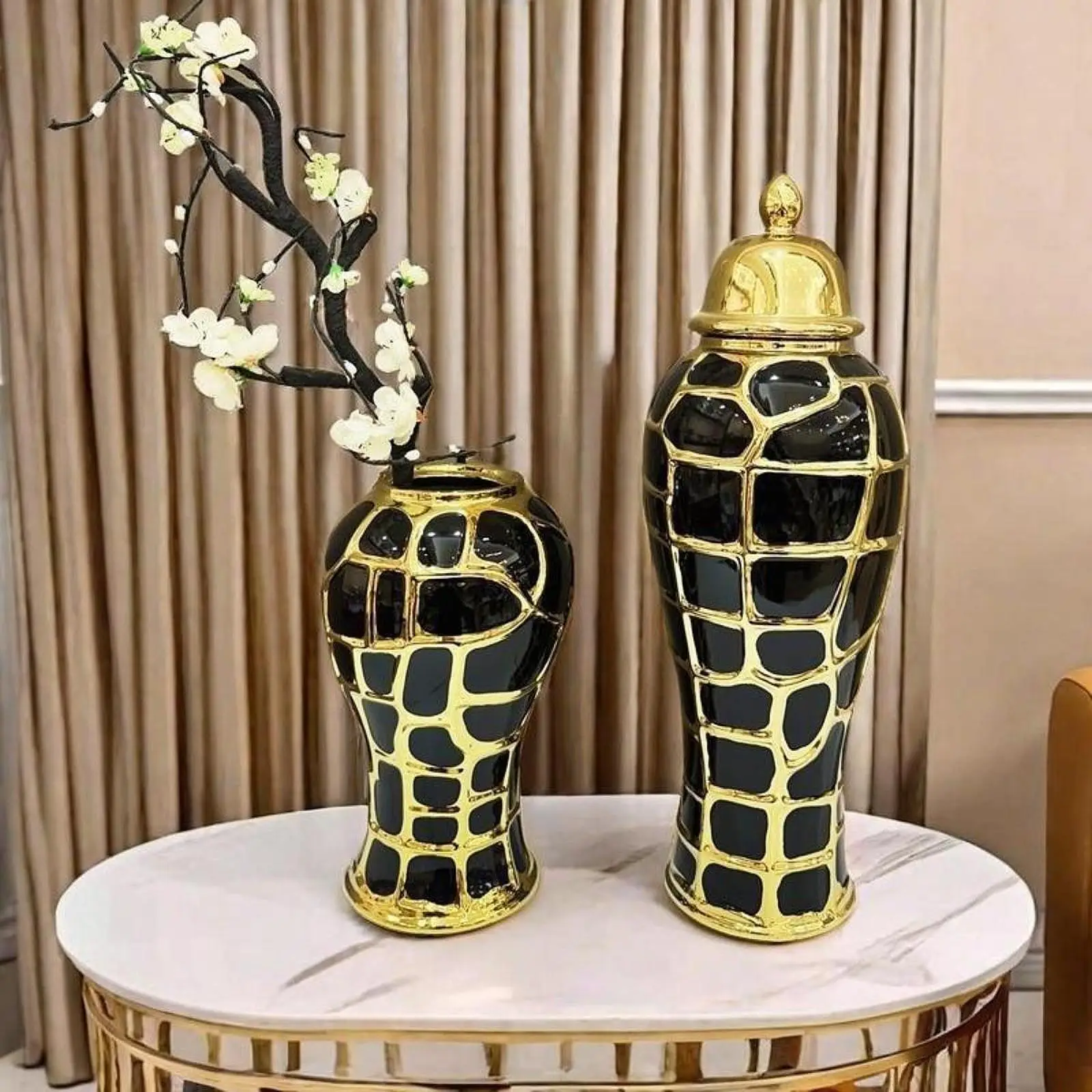 Фарфоровая банка для имбиря, керамическая банка для чая, банка для камина, офиса, свадьбы
Фарфоровая банка для имбиря, керамическая банка для чая, банка для камина, офиса, свадьбы