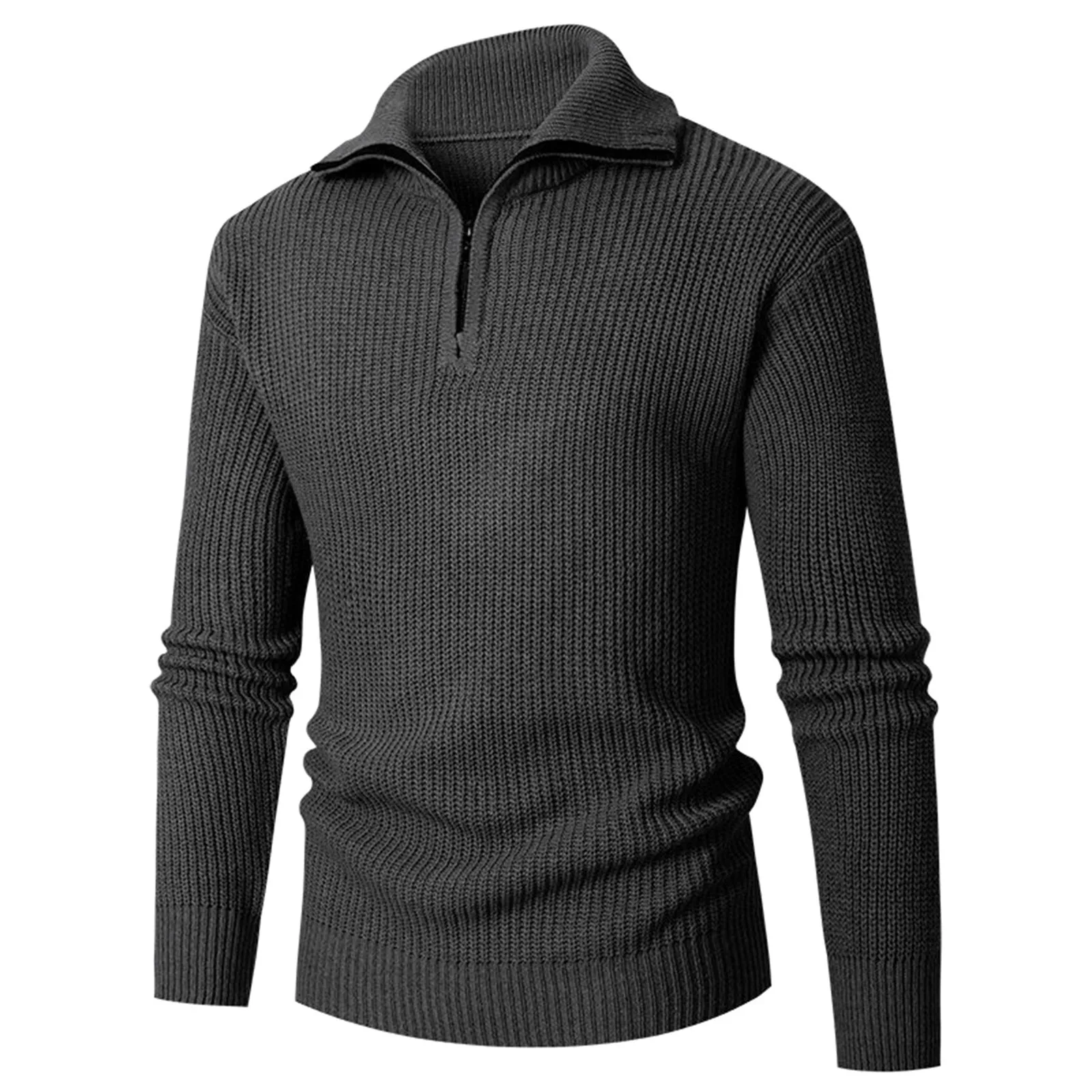 Men'S Long-Sleeved Knitted Lapel Solid Color Pullover Spring And Autumn Long-Sleeved Pullover Sweatshirt Ropa Hombre
Men'S Long-Sleeved Knitted Lapel Solid Color Pullover Spring And Autumn Long-Sleeved Pullover Sweatshirt Ropa Hombre