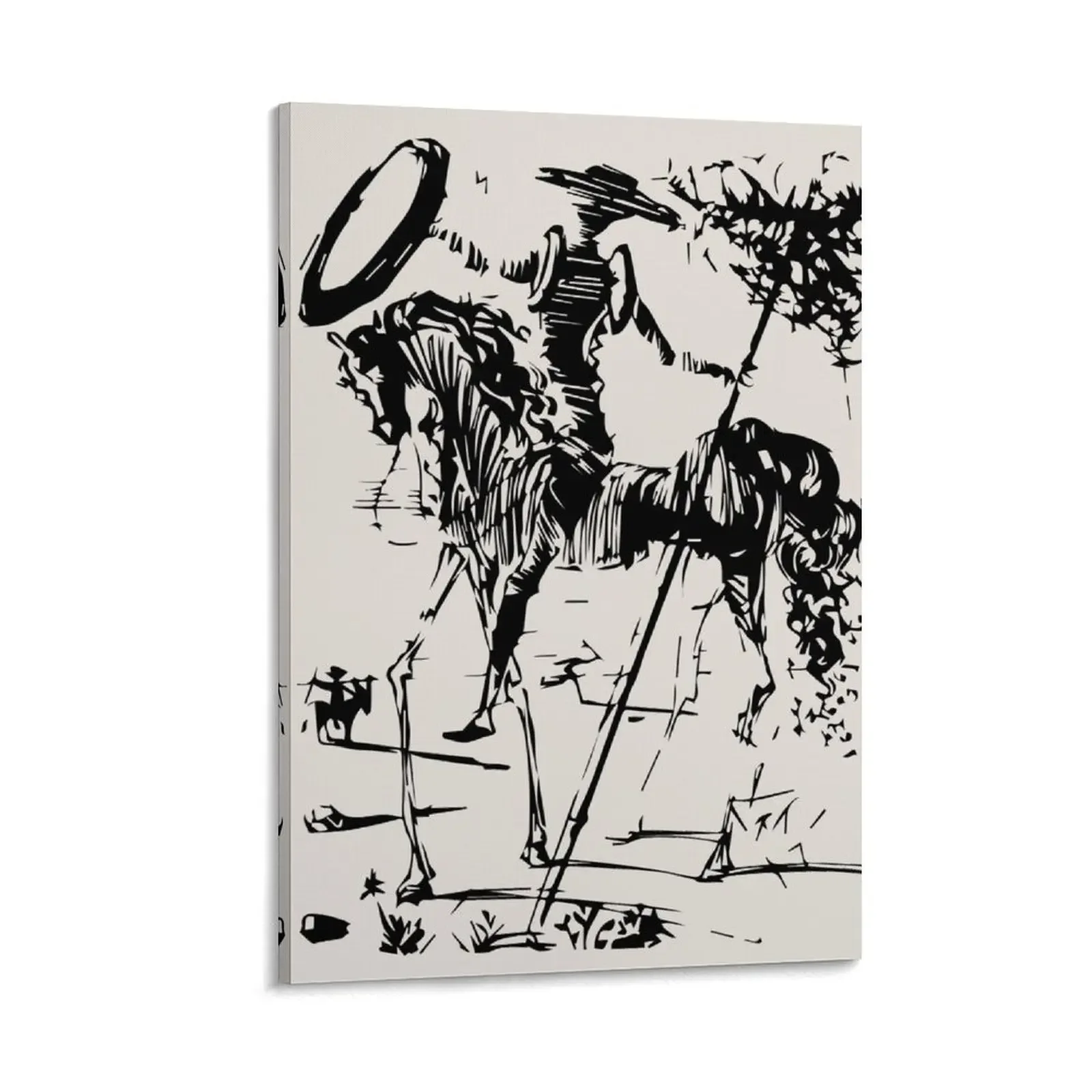 Don Quixote and Sancho Panza Canvas Painting bedrooms decorations Bedroom deco art cute room decor
Don Quixote and Sancho Panza Canvas Painting bedrooms decorations Bedroom deco art cute room decor