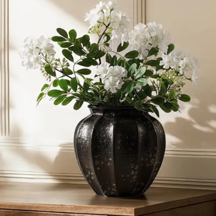 Ceramic Vase, Artisan Large Black Ceramic Vase for Modern Home Decor, Substantial and Stable, Handcrafted Flower Vase, Livg Roo
Ceramic Vase, Artisan Large Black Ceramic Vase for Modern Home Decor, Substantial and Stable, Handcrafted Flower Vase, Livg Roo