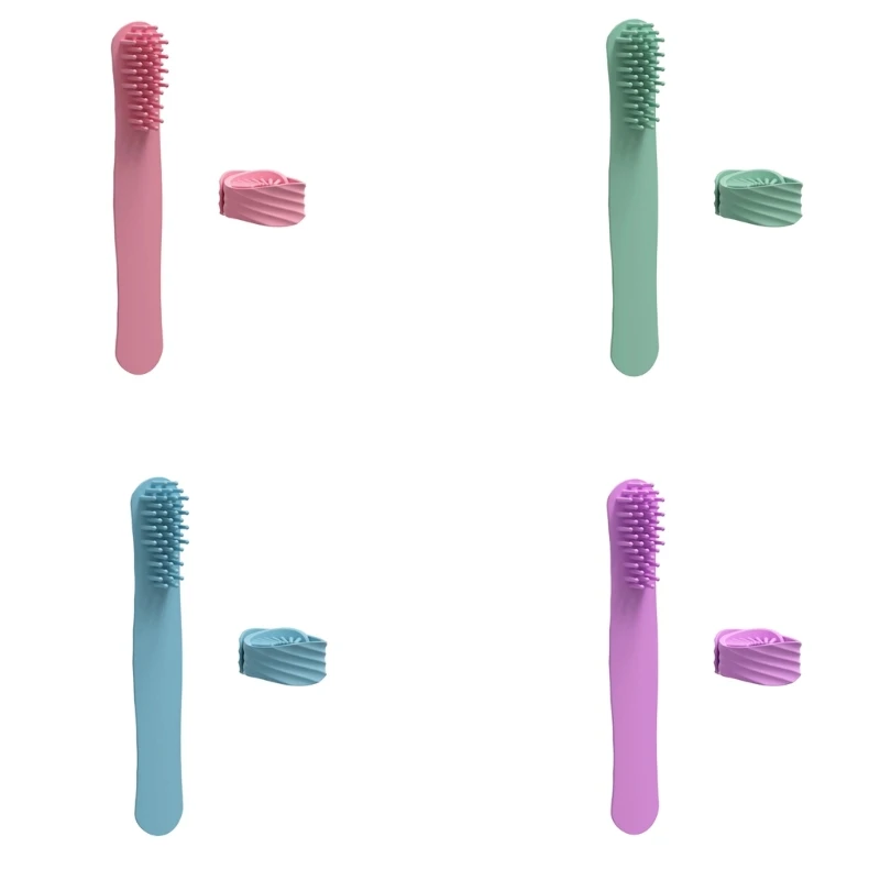 Gentle and Effective Silicone Hair Detangler with Patting Design for Women Men C1FF
Gentle and Effective Silicone Hair Detangler with Patting Design for Women Men C1FF