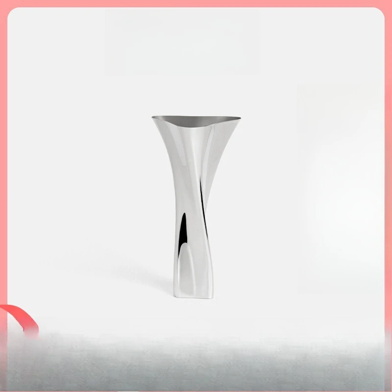 Nordic style stainless steel flower ware home vase ornament, dining table tabletop flower arrangement ornament
Nordic style stainless steel flower ware home vase ornament, dining table tabletop flower arrangement ornament
