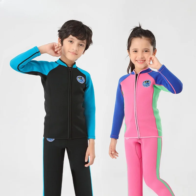 New Children's Swimsuit Separate Professional Long Sleeve Snorkeling Suit for Boys and Girls Warm Suit 2MM Diving Suit
New Children's Swimsuit Separate Professional Long Sleeve Snorkeling Suit for Boys and Girls Warm Suit 2MM Diving Suit