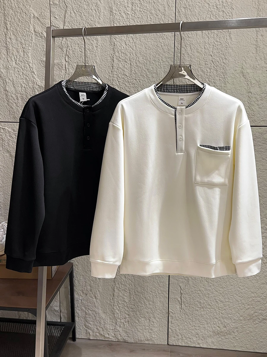 Style Fleece Lined Loose Fit Men's Sweatshirt Versatile Casual Streetwear Autumn Winter Fashion Breathable Cotton Po...
Style Fleece Lined Loose Fit Men's Sweatshirt Versatile Casual Streetwear Autumn Winter Fashion Breathable Cotton Po...