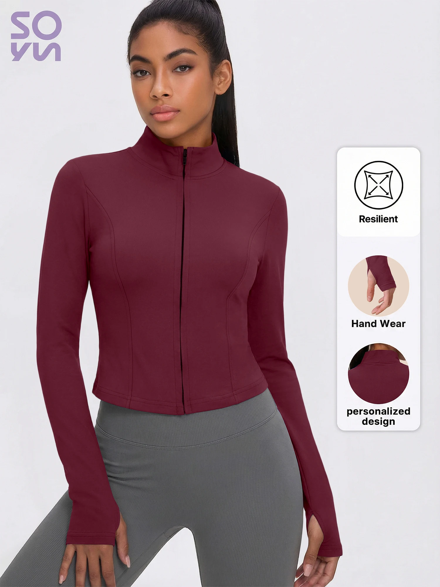 Женская укороченная куртка на молнии с воротником-стойкой, облегающая, с длинными рукавами, высокоэластичная, удобная, универсальная, повседневная
Женская укороченная куртка на молнии с воротником-стойкой, облегающая, с длинными рукавами, высокоэластичная, удобная, универсальная, повседневная