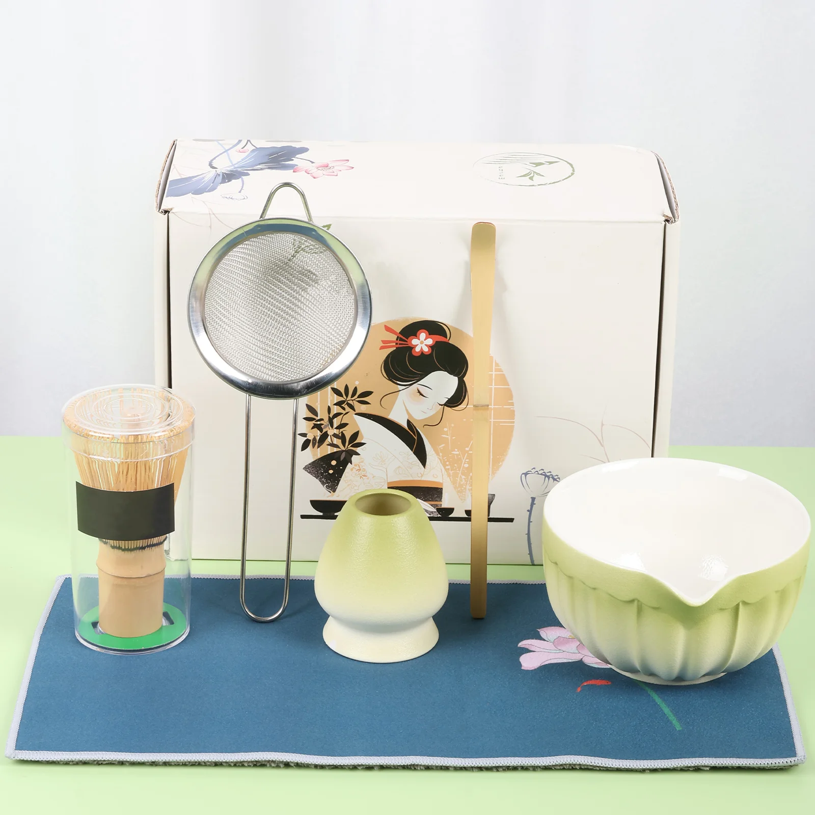 Набор из 6 предметов матча, японский чайный сервиз матча, инструмент для изготовления напитков, погремушки, 480 мл, керамическая чаша и набор венчиков для кафе, магазина напитков
Набор из 6 предметов матча, японский чайный сервиз матча, инструмент для изготовления напитков, погремушки, 480 мл, керамическая чаша и набор венчиков для кафе, магазина напитков