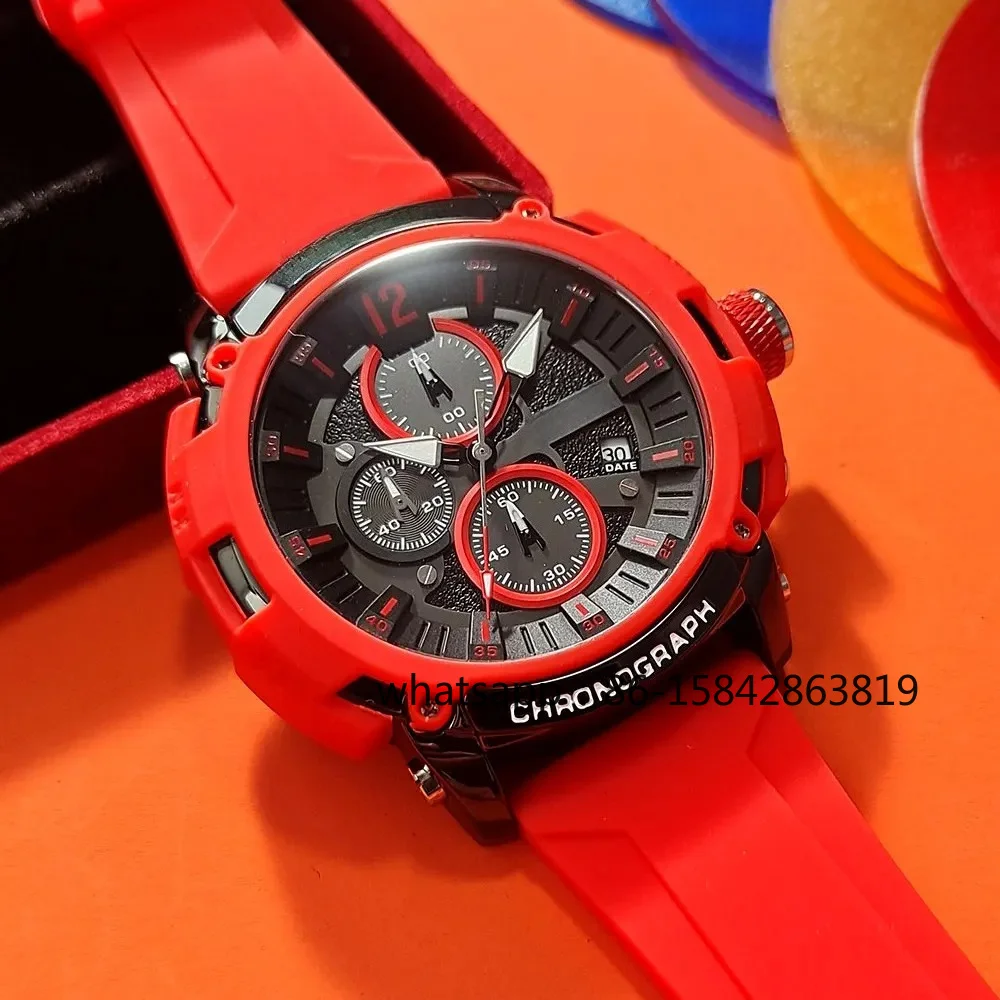 Red Watch Men Military Sport Silicone Strap Chronograph Quartz Wristwatch with Luminous Hands Date 3atm Waterproof Orange
Red Watch Men Military Sport Silicone Strap Chronograph Quartz Wristwatch with Luminous Hands Date 3atm Waterproof Orange