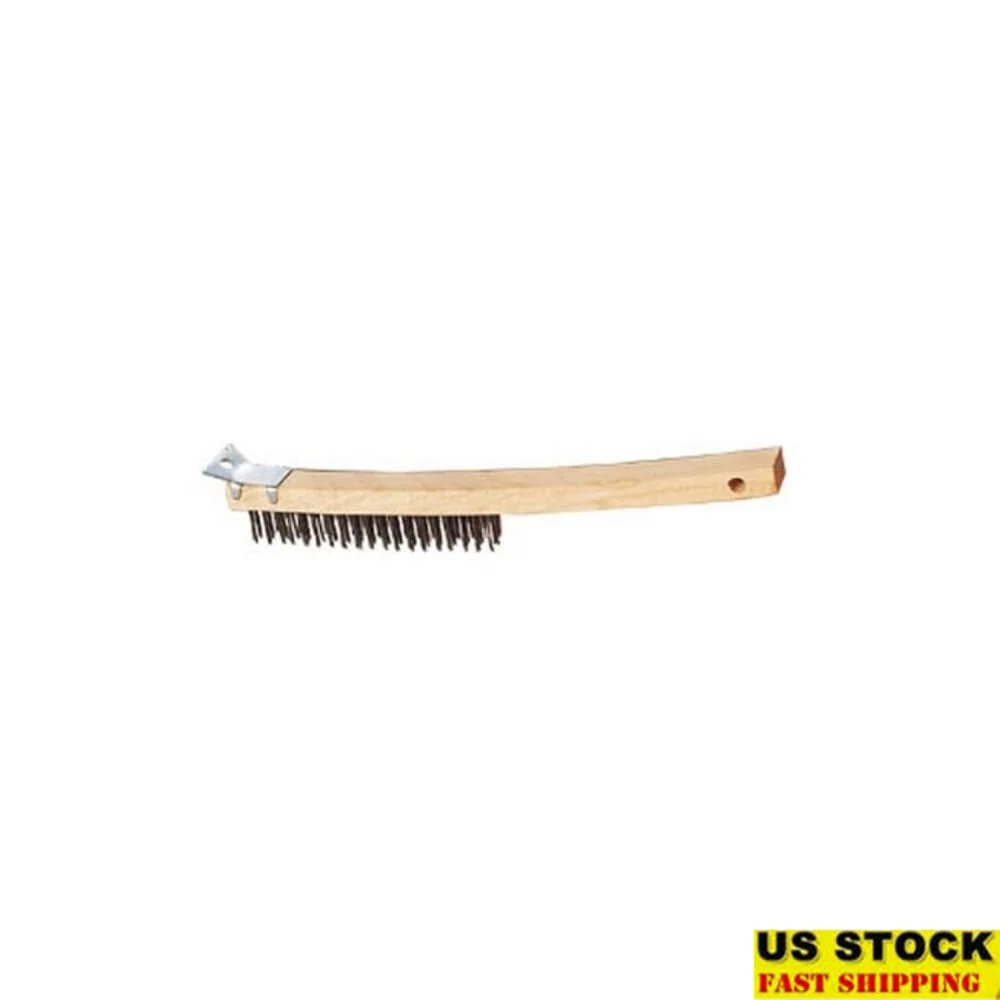 Cleaning Brush 14.25 Inch Length 1 Inch Width Straight Wire Bristles Alloy Steel Plastic Handle Durable Tool Home Use
Cleaning Brush 14.25 Inch Length 1 Inch Width Straight Wire Bristles Alloy Steel Plastic Handle Durable Tool Home Use