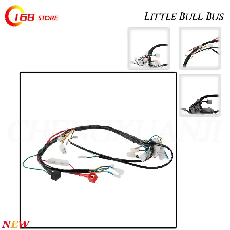 Жгут проводов для автомобиля в сборе мотоцикла, подходящий для внедорожников и аксессуаров для жгутов проводов для четырехколесных картингов.
Жгут проводов для автомобиля в сборе мотоцикла, подходящий для внедорожников и аксессуаров для жгутов проводов для четырехколесных картингов.