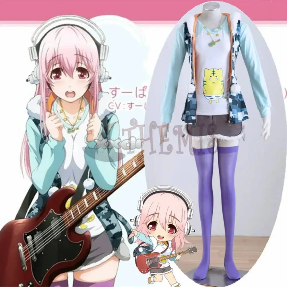 Athemis SUPERSONICO Camouflage Cosplay Costume Kit Hooded Jacket T-shirt Necklace Skirt 5 PCS For Halloween Game Party
Athemis SUPERSONICO Camouflage Cosplay Costume Kit Hooded Jacket T-shirt Necklace Skirt 5 PCS For Halloween Game Party