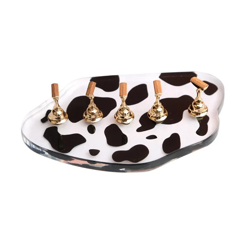 1PC Cow Cattle Magnetic Nail Holder UV Gel Polish Display Stand Color Chart Practice Training 5 Tips Shelf Tool
1PC Cow Cattle Magnetic Nail Holder UV Gel Polish Display Stand Color Chart Practice Training 5 Tips Shelf Tool