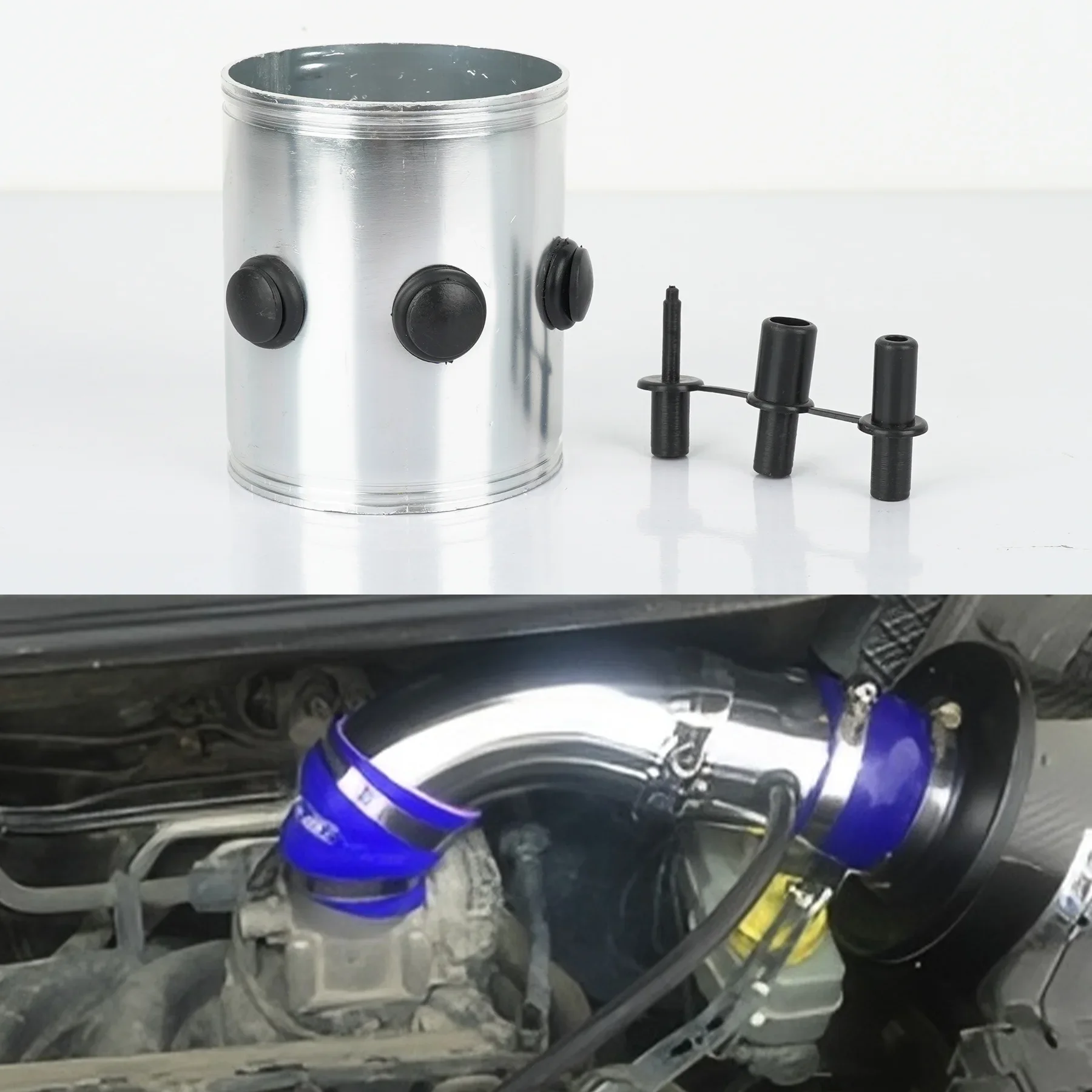 Sistema tubo entrada aire frío para motor coche, adaptador Turbo Universal plateado con 3 agujeros para manguera
Sistema tubo entrada aire frío para motor coche, adaptador Turbo Universal plateado con 3 agujeros para manguera
