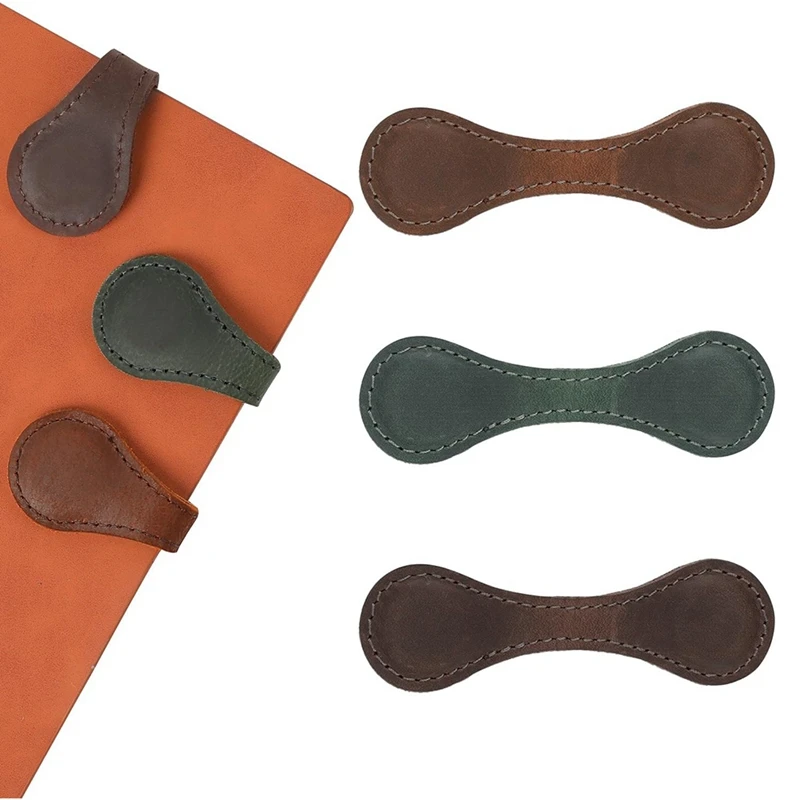 3PCS Leather Magnetic Bookmarks Set Kit Leather Retro Bookmark Holder Set For Book Lovers, Readers, Ladies (3 Colors)
3PCS Leather Magnetic Bookmarks Set Kit Leather Retro Bookmark Holder Set For Book Lovers, Readers, Ladies (3 Colors)