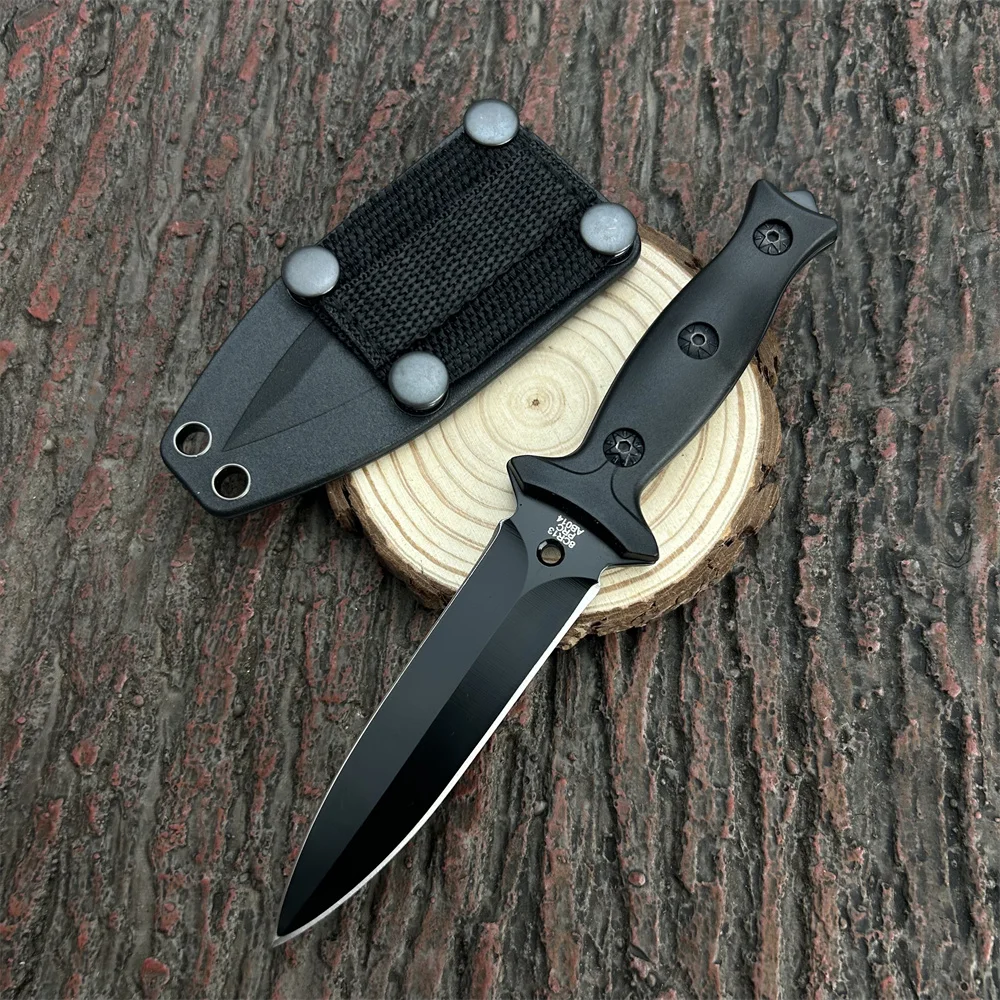 High Hardness Fixed Blade Knife 440C Double Blade ABS Handle with ABS Sheath Tactical Knife Outdoor EDC Hunting Camping Tool
High Hardness Fixed Blade Knife 440C Double Blade ABS Handle with ABS Sheath Tactical Knife Outdoor EDC Hunting Camping Tool