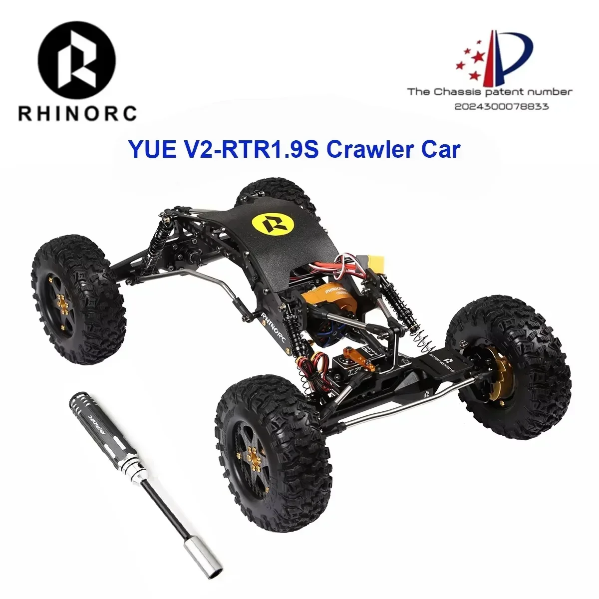 RhinoRC YUE V2 RTR1.9S Crawler Car With T70 Servo RhinoESC 40A S12 Outrunner Motor Combo for MOA Crawler RTR 1/10 Off-Road Car
RhinoRC YUE V2 RTR1.9S Crawler Car With T70 Servo RhinoESC 40A S12 Outrunner Motor Combo for MOA Crawler RTR 1/10 Off-Road Car