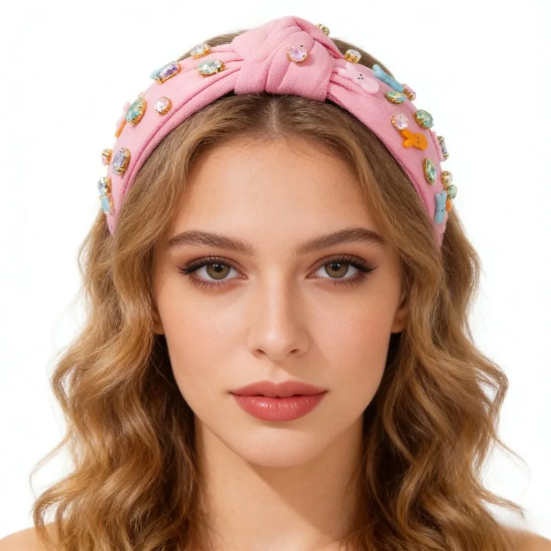 1pcs Easter Bunny Rhinestone Inlaid Design Headband for Masquerade Festival Party Decoration Hair Accessory
1pcs Easter Bunny Rhinestone Inlaid Design Headband for Masquerade Festival Party Decoration Hair Accessory