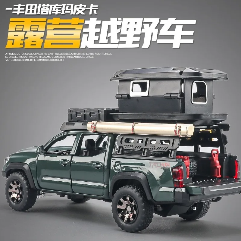 Alloy Diecast Toyota Tacoma Overland Model 1:32 Scale Off-Road Adventure Vehicle for Collection Birthday Gift Home Decoration
Alloy Diecast Toyota Tacoma Overland Model 1:32 Scale Off-Road Adventure Vehicle for Collection Birthday Gift Home Decoration