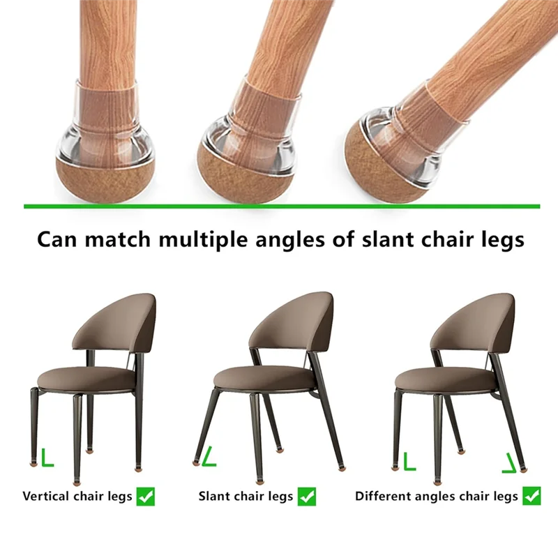 ABRO-Chair Leg Floor Protectors For Hardwood Floors With Felt Pads Covers To Protect Wood Furniture Leg Feet Cup 24Pcs
ABRO-Chair Leg Floor Protectors For Hardwood Floors With Felt Pads Covers To Protect Wood Furniture Leg Feet Cup 24Pcs