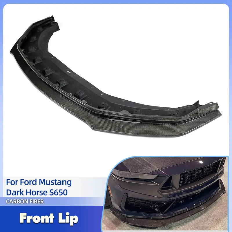 Car Front Bumper Lip Spoiler Carbon Fiber for Ford Mustang Dark Horse S650 2024-2026 Replacement Front Lip Chin Apron Body Kit
Car Front Bumper Lip Spoiler Carbon Fiber for Ford Mustang Dark Horse S650 2024-2026 Replacement Front Lip Chin Apron Body Kit