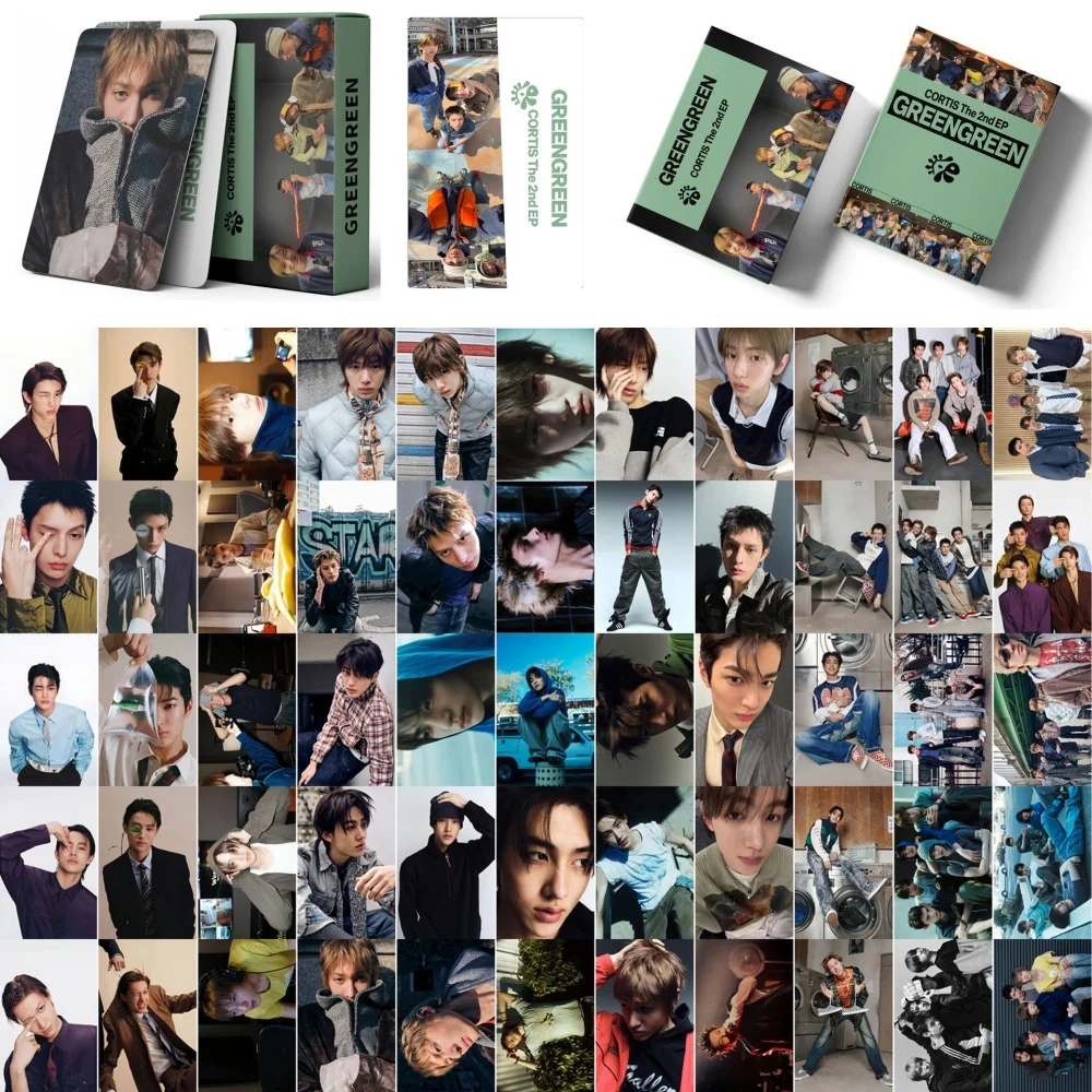 55pcs/set CORTIS New Album GREENGREEN LOMO Card High Quality Kpop Photocard JAMES MARTIN Keonho Card Gift Fans Collection
55pcs/set CORTIS New Album GREENGREEN LOMO Card High Quality Kpop Photocard JAMES MARTIN Keonho Card Gift Fans Collection
