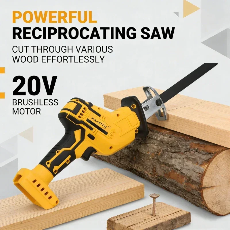 FAAOTU Brushless Cordless Reciprocating Saw, Same Tough Reliability & Performance as DW Suitable for DW battery NO battery
FAAOTU Brushless Cordless Reciprocating Saw, Same Tough Reliability & Performance as DW Suitable for DW battery NO battery