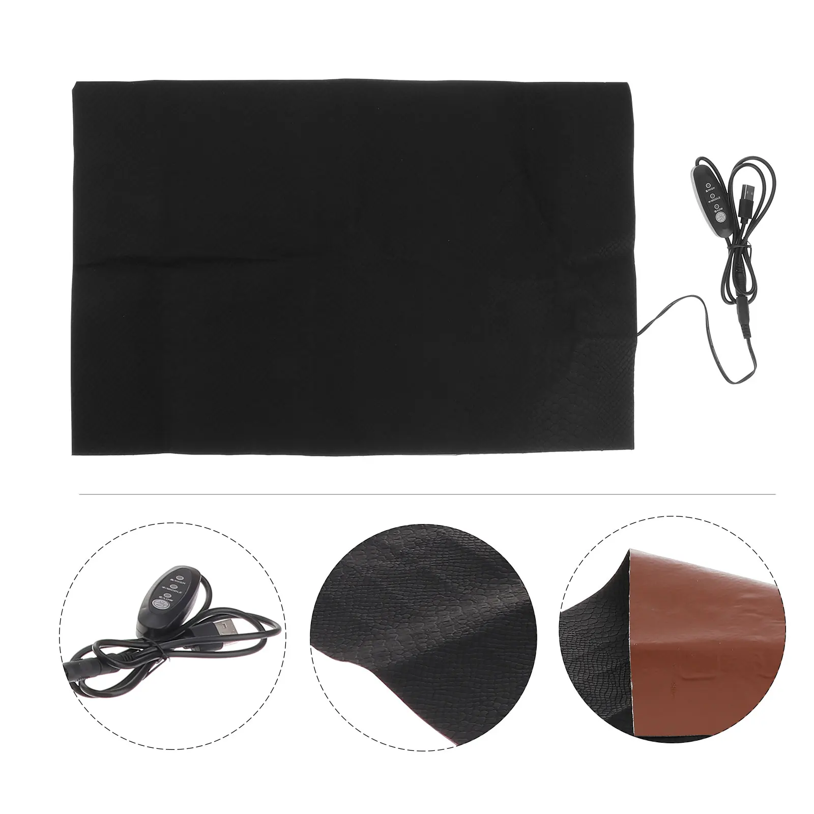 Premium PU Electric Heated Pet Cushion USB Heating Pad Adjustable Temperature Low Power Fast Heating Pet for Small
Premium PU Electric Heated Pet Cushion USB Heating Pad Adjustable Temperature Low Power Fast Heating Pet for Small