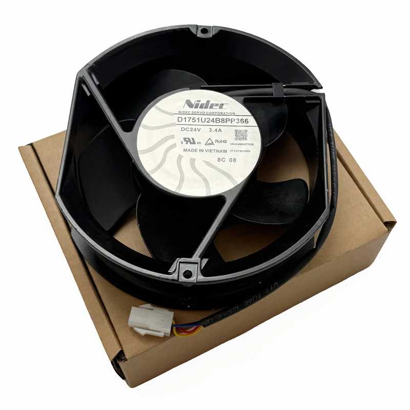A+ Brand New D1751U24B8PP366 DC24V 3.4A 170mm for Nidec cooling fan
A+ Brand New D1751U24B8PP366 DC24V 3.4A 170mm for Nidec cooling fan