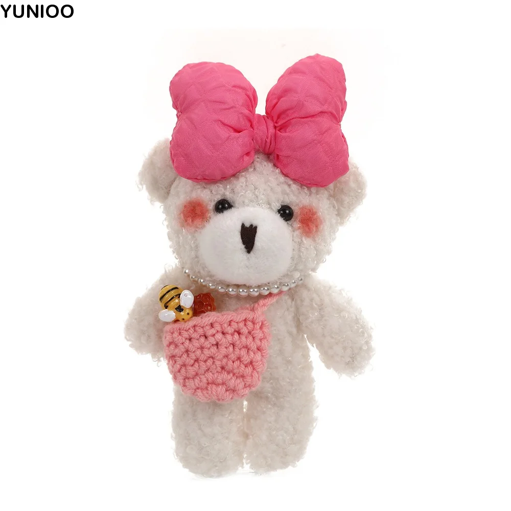Мягкий плюшевый брелок-медведь с бантом для декора автомобиля, аксессуар для сумки, подвеска, 12 см, кавайная мягкая плюшевая игрушка-медведь для девочек
Мягкий плюшевый брелок-медведь с бантом для декора автомобиля, аксессуар для сумки, подвеска, 12 см, кавайная мягкая плюшевая игрушка-медведь для девочек