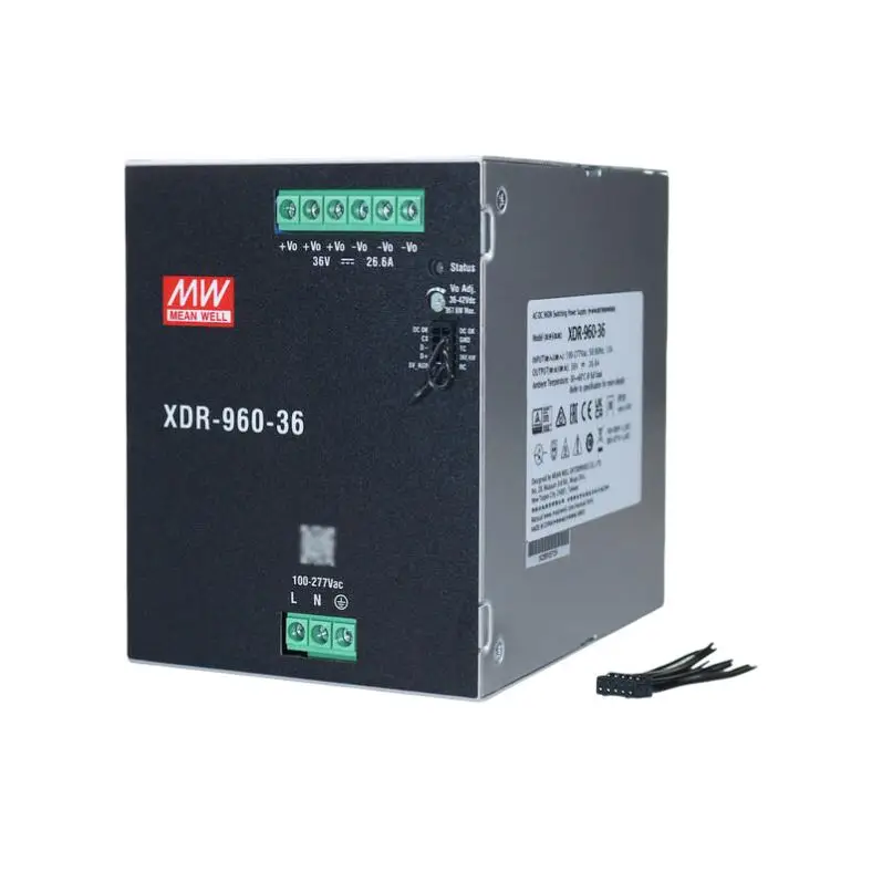 MEAN WELL MW XDR-960 Ultra-slim DIN Rail Type 960W Switching Power Supply 24V36V48V Industrial AC-DC XDR-960-24 24V
MEAN WELL MW XDR-960 Ultra-slim DIN Rail Type 960W Switching Power Supply 24V36V48V Industrial AC-DC XDR-960-24 24V